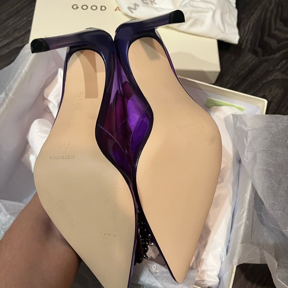 Good American Purple Pumps Size 7.5 - Picture 10 of 10